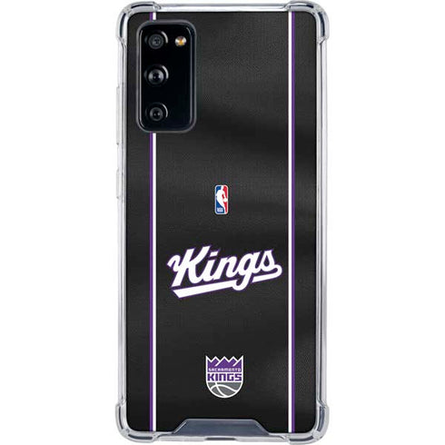 NBA Sacramento Kings Jersey Galaxy S20 FE Clear Case